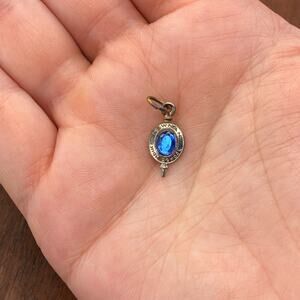 Vintage Kinney 925 Sterling Silver "Newnan High School" Pendant Bracelet Charm